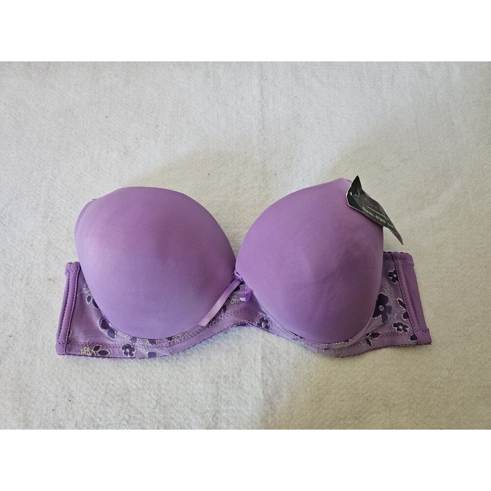 Queen Bra Women's Purple Underwire Style 67202 Size 38D  *No Strap's*